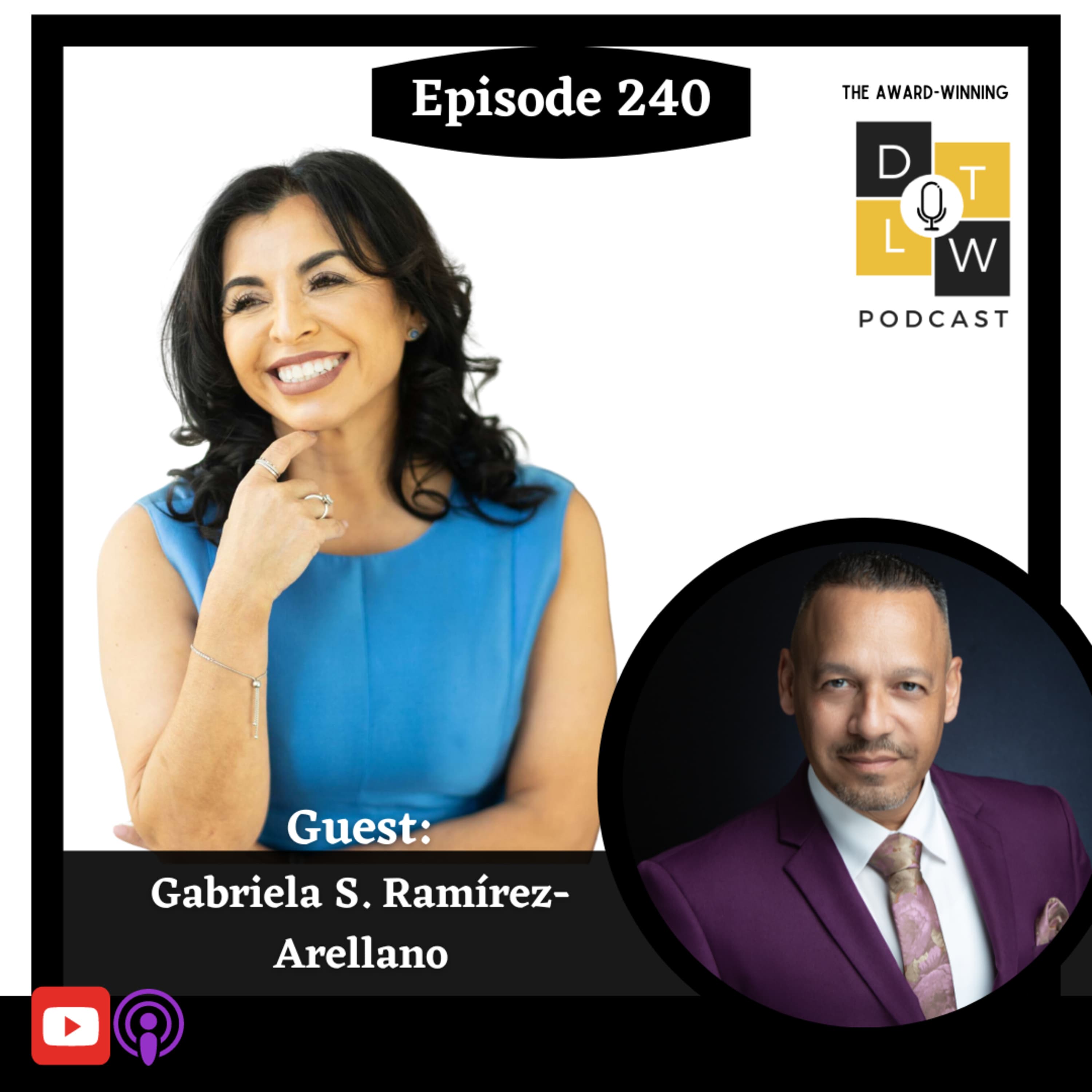 Episode 240: The Secrets to Success for Hispanic/Latino Entrepreneurs with Gabriela S. Ramírez-Arellano.